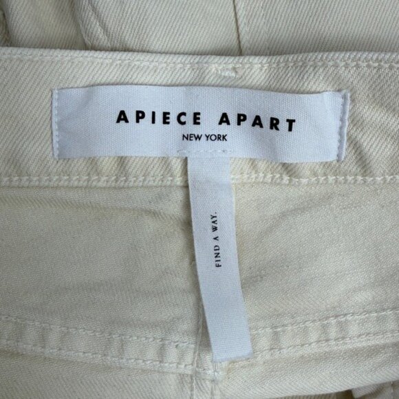 Apiece Apart Camilla Jean in Cream Size 28 - Picture 4 of 9